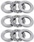 sourcing map 3 Stück 51103 Axialkugellager 17mm x 30mm x 9mm Chromstahl Einweg Rollrichtung