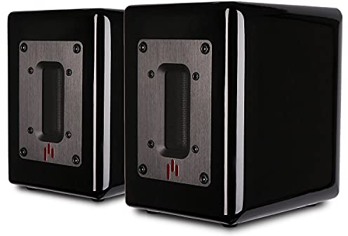 Aperion Audio RST MKII Aluminium-Ribbon Super Hochtöner-Paar für Heimkino, Stereo-Lautsprecher, HiFi, Audiophil, Ultra-High-End-Frequenzgang bis zu 40 kHz, Paar (glänzendes Schwarz)