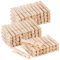 Lot de 100 grandes pinces à linge en bois robustes pour suspendre les vêtements - 7,6 cm