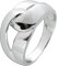 Ch.Abramowicz Knoten Ring Silber 925 geflochtenen Design Damenschmuck 18