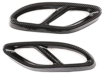 Edelstahl-Rohr Throat Auspuff Ausgänge Heckrahmenabdeckung Trim Für W213 W205 Coupe W246 W216 GLC GLE GLS CLA