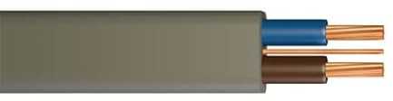 MPS 6mm Twin and Earth 6242Y Flat Grey Electric Cable - Cut To Size (5 Metres)