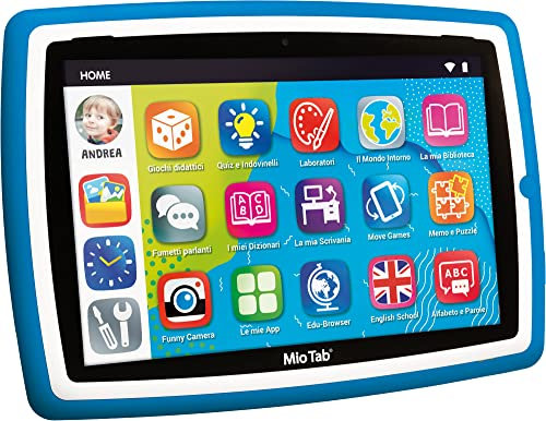 LISCIANI-Mio Tab 10 Tutor XL 2022, Bambini 3-6 Anni, Autonomi, capacità sensoriali, Coordinazione Occhio-Mano, Multicolore, 97043