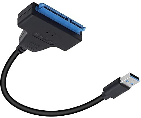 Mosie SATA to USB3.0 Hard Drive Adapter Cable SATA III Hard Drive External Converter Cable for 2.5 Inch SSD & HDD Data Transfer Support UASP