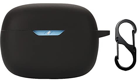 GIOPUEY Hülle Kompatibel mit JBL Wave Beam/Beam 2, Silikon Stoßfeste Schutzhülle, Ultradünn Case Cover, Kein Geruch, Hülle Silikon - Schwarz