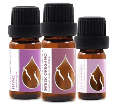 3er Set Vitalität Ätherische BIO-Öle Thymian (10ml) + Berg-Oregano (10ml) + Zitronen-Bohnenkraut (5ml) | 100% Naturrein | Unverdünnt | BIO-zertifiziert | Spitzenqualität aus Familienbetrieb | Vegan