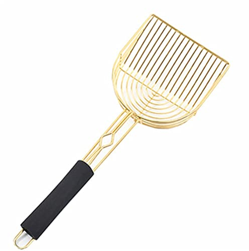 Paletta per Lettiera Paletta for Lettiera for Gatti in Metallo con Manico Allungato Paletta for Lettiera for Gatti con Foro Fine