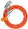 120W 6A Super Fast Charge Liquid Silicone Cable USB To Type-C Charger Data Rotatable 180 1m With Cable Degrees Interface