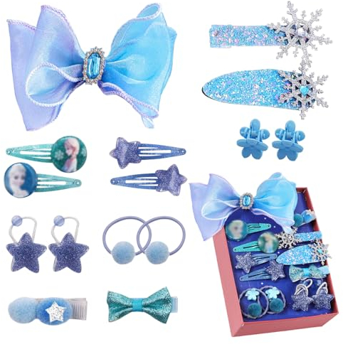 15 Stück Haarschmuck Mädchen, Kinder Haarspangen Set, Cartoon Thema Haarclips, Für Kindertagsgeschenk und Geburtstag