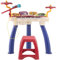 AIYAPLAY Piano Electrónico Infantil Piano para Niños 2 en 1 con 32 Teclas Batería Taburete Micrófono 19 Canciones y Volumen Ajustable 74x32,2x71 cm Multicolor