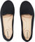 Veittes Women's Wide Width Flats Shoes - Classic Knitted Soft Casual Breathable Slip-on Ballet Shoes.(2205003-3,BK02/FK,UK9.5 Wide)