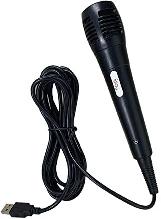 Xiaojikuaipao Microphone filaire USB pour Switch Plug & Play - Câble de 3 m - Micro vocal dynamique à faible bruit pour groupe de rock, jeux karaoké