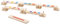 Balancierbalken Kinder Holz, Schwebebalken Kleinkinder, Montessori Balance Beam for Toddlers, 6 Bunte Frei Montierbarer Balancierbalken, Balance und Sinnestraining