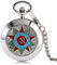 JFNHUTL Top Luxus Mechanische Sowjetische Russland Emblem Kommunistische Partei Abzeichen Taschenuhr UDSSR Sowjetische Abzeichen Sichel Hammer Design Uhr