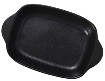 PAMINGONO Ceramic Food Tray Mit Doppeltem Griff Vielseitige Servierplatte Für Sushi Pasta Obst Und Snacks Für Partys Und Familienfeiern Langlebig Und Ergonomisch Gestaltet