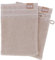 Tendance - Set de 2 gants de toilette 15x21cm 100% coton - beige