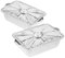 OFFSCH 2 Bandejas De Aluminio Tapa para Hornear Desechables para Barbacoa Picnic Camping
