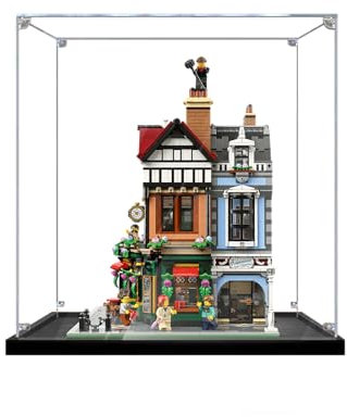 Vetrina acrilica per Lego 10350 Tudor Corner Modello (senza Modello Di Mattoni), basic-3mm