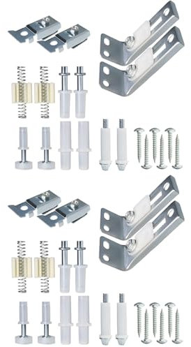Lot de 40 kits de quincaillerie de porte pliante pour porte coulissante à deux volets