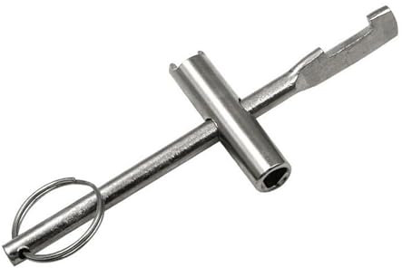 AOYUDJ Dreieck Schraubenschlüssel Auto Aufzug Schlüssel Schraubenschlüssel Elektrischer Schrank Wasserzähler Ventile Schlüssel Wasserhahn Ventile Schraubenschlüssel