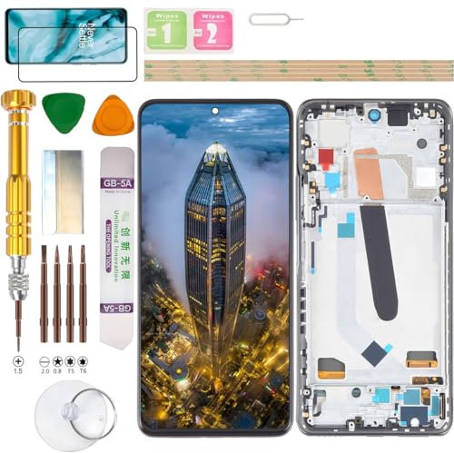 Gadget Troops Kit de repuesto de pantalla LCD para Xiaomi POCO F3 (negro)