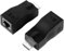 JZK 2 Pièces HDMI vers RJ45 rallonge jusqu'à 25 m, 1080p Câble réseau HDMI vers Ethernet Convertisseur Cat 5e/6 mâle vers Femelle Répéteur Adaptateur émetteur-récepteur pour HDTV, PS4, STB, DVD