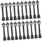TOYANDONA Lot de 20 Mini Lampadaires Artificiels pour Décoration de Maison de Poupée Accessoires Miniatures Éclairage Décoratif Décor pour Micro Paysage Modèle de Lumière Miniature