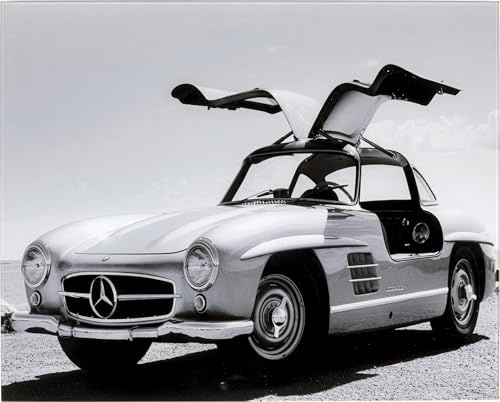 Kare Design Glasbild Automotive Beauty, Grau, Wandbild, Wandkunst, Automotiv, 40x50 cm