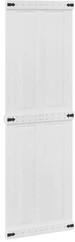 Mokuyary Porta Corona Bianco 70x210 cm Legno Ingegneria Porta Interni per Soggiorno Camera da Letto Cucina Bagno