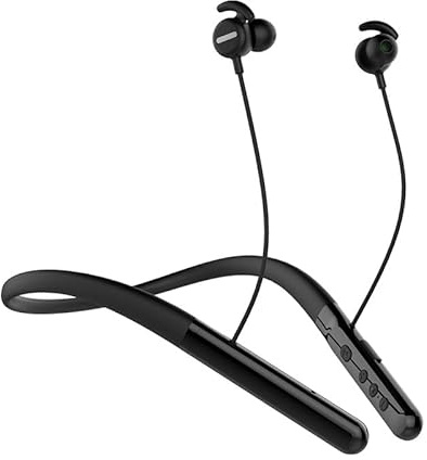 PUSOKEI Amplificatore Sonoro Personale per Anziani, Riduzione del Rumore, Cuffie Wireless Ricaricabili con Archetto da Collo, Auricolari con Bluetooth 5.4 (colore della pelle)