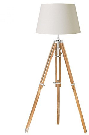 THORINSTRUMENTS Thor Instruments Co Light Tripod Floor Lamp Base Finish: Natural