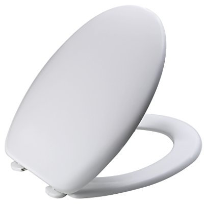 Saniplast Verso Sedile WC, Resina Termoindurente, Bianco, 44.6x35x5 cm