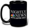 Nbc Nächtliche News mit Lester Holt Logo Tasse, Keramik, Schwarz 15 Oz