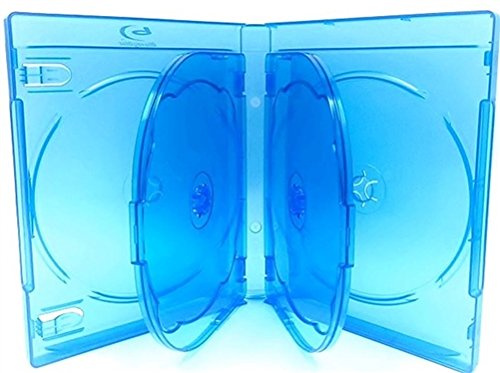 5 x Amaray 4-Disc Blu-ray Case 21mm in Dragon Trading Packaging