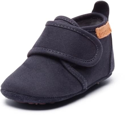 Bisgaard Jungen Hjemmesko - Cotton Hausschuhe, Blau Navy 21, 21 EU