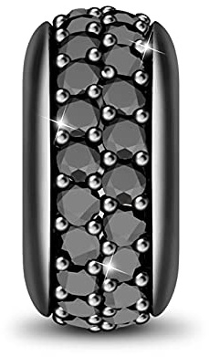 GNOCE 925er Sterlingsilber Gummi Stopper Meinen Stil Zeigen Damen Clasp Spacer Charms Bead für Armbänder