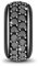 Gnoce 925er Sterlingsilber Gummi Stopper Meinen Stil Zeigen Damen Clasp Spacer Charms Bead für Armbänder (1Schwarz)