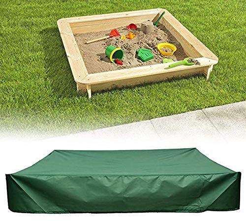 Beatie* Cobertor para Piscina Rectangular, Funda De Bunker Verde con Cuerda De Tracción 95 Resistente A Los Rayos UV, Juguete Infantil Jardín Piscina Pequeña Sombrilla Impermeable, 120 X 120 CM