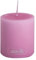 Sovie Candles Stumpenkerze | Blockkerze Kerze Flachkopf | Brenndauer ca. 16 Std. | Ø 50 mm x H 60 mm | 24 Stück (Violett)