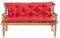 Mayaadi Home Gartenbankauflage Bankauflage Bankkissen Sitzkissen Polsterauflage Sitzpolster Rot 150x60x50cm