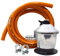 S&M 591013 – Kit estándar para bombona de Gas butano: regulador + Tubo de Goma (1,5 Metros) + 2 Abrazaderas de Seguridad | para cocinas, Calentadores, barbacoas, hornillos, Estufas y paelleros