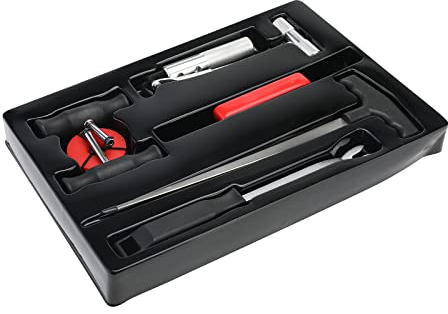 BOOMSTART 7 pièces Outils de démontage de Pare-Brise de Voiture, kit d'outils de démontage de Pare-Brise, Fil de Coupe de Pare-Brise avec poignées, Lame de Coupe