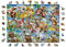 Wooden.City Holzpuzzle 1000 +10 Teile - Animal Postcards - Erwachsene Kinder Tierpuzzle - Puzzle Bunt Einzigartige Tierform - Haus Dekoration - Geschenk Lernspielzeug - Tolles Spielzeug 51,9 x 37,5 cm