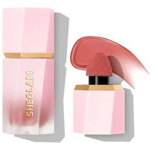 SHEGLAM Color Bloom Liquid Blush Makeup for Cheeks Matte Finish - Rose Ritual
