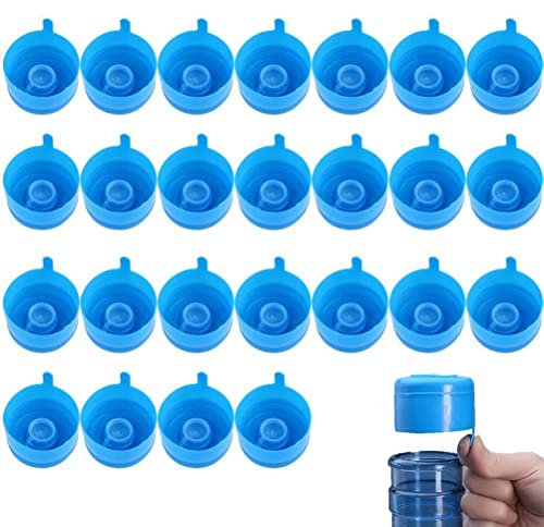 Danlai 25pcs Pure Bucket Screw Caps Portable Water Dispenser Bucket Bottle Covers Reusable Water Dispenser Size Replacement