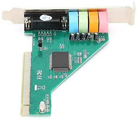 BEEOFICEPENG PCI Soundkarte, 4,1 Kanäle, integrierte Soundkarte für Computer, interne Audiokarte, Stereo, CMI8738