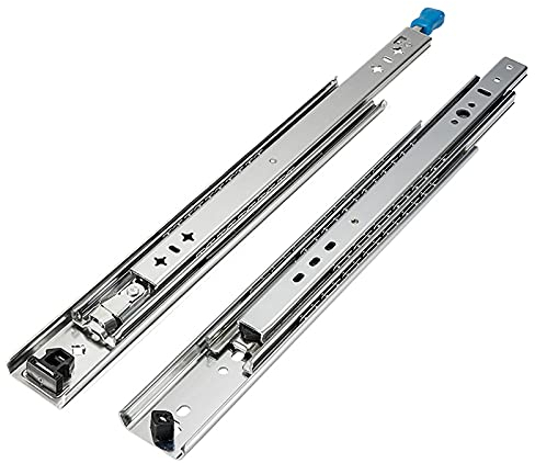 2X Schwerlast Schubladenauszug Vollauszüge 120cm丨 120kg Tragkraft Mit Lock-in/Out Schubladenschienen Teleskopschienen