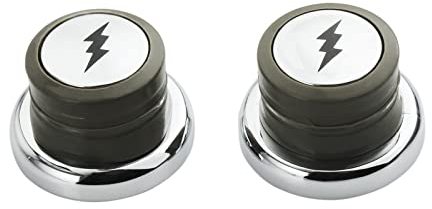 SURIEEN 2 PCS Igniter Button Spare Parts Compatible with Weber Gas Grill Spirit and Genesis, Electronic Igniter Switch Replacement for Weber, Suitable only for AAA Battery Igniter