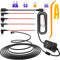 iiwey Dash Cam Hardwire Kit, 4 Meter Dashboard Camera Car Charger Cable Kit 12V- 24V to 5V, Work for IIWEY Dash Cam Model: DC04, DC02, E01