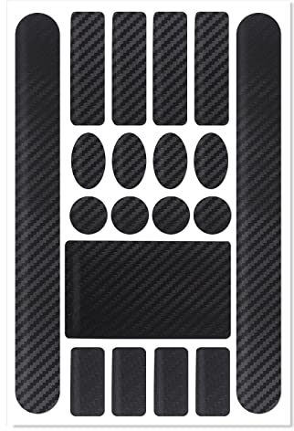 AWAVM Bicycle Frame Protection Film Bike Chainstay Protector Anti-rub Stratch Paint Stickers Guard Disposable Tape for Mountain Road Folding Front Fork Bikes Decal Sticker, Black